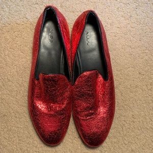 Red Aldo shoes